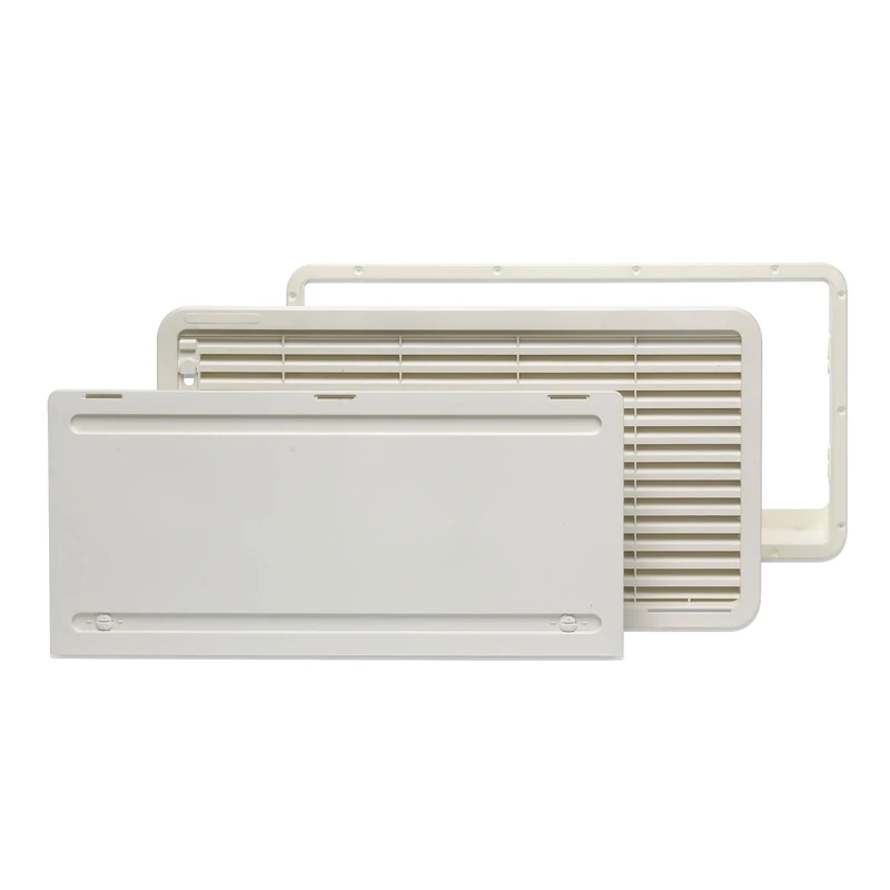 Dometic LS300 Fridge Ventilation Grill with Winter Cover, White