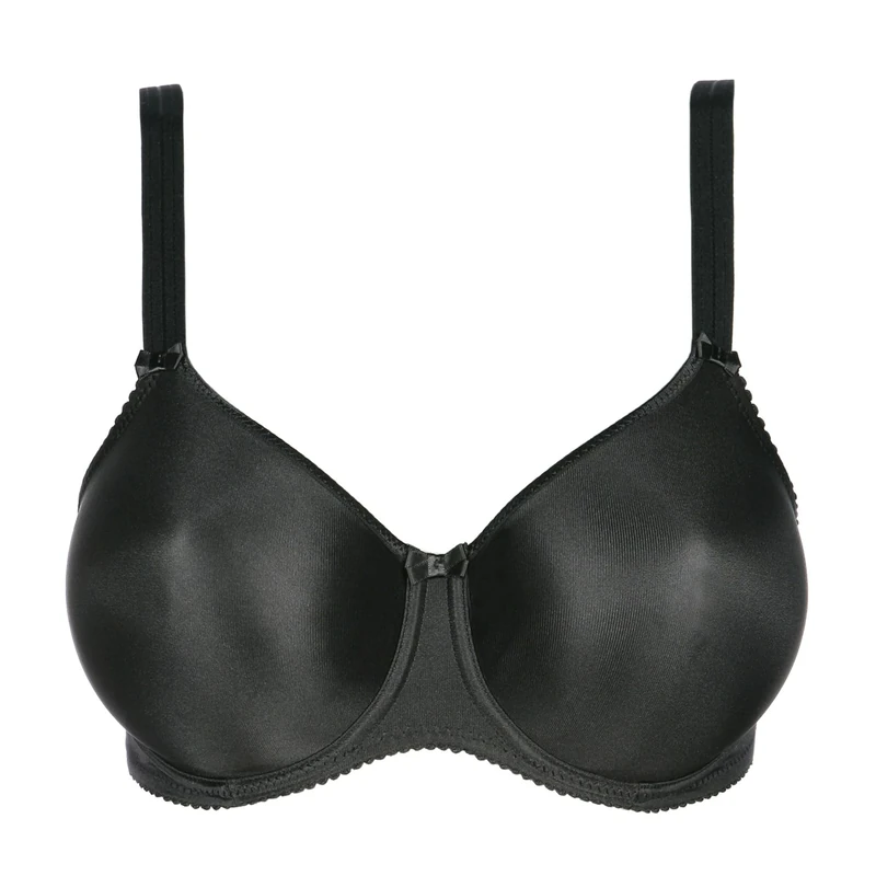 Prima Donna Satin Moulded Underwired Bra, Black, 32F