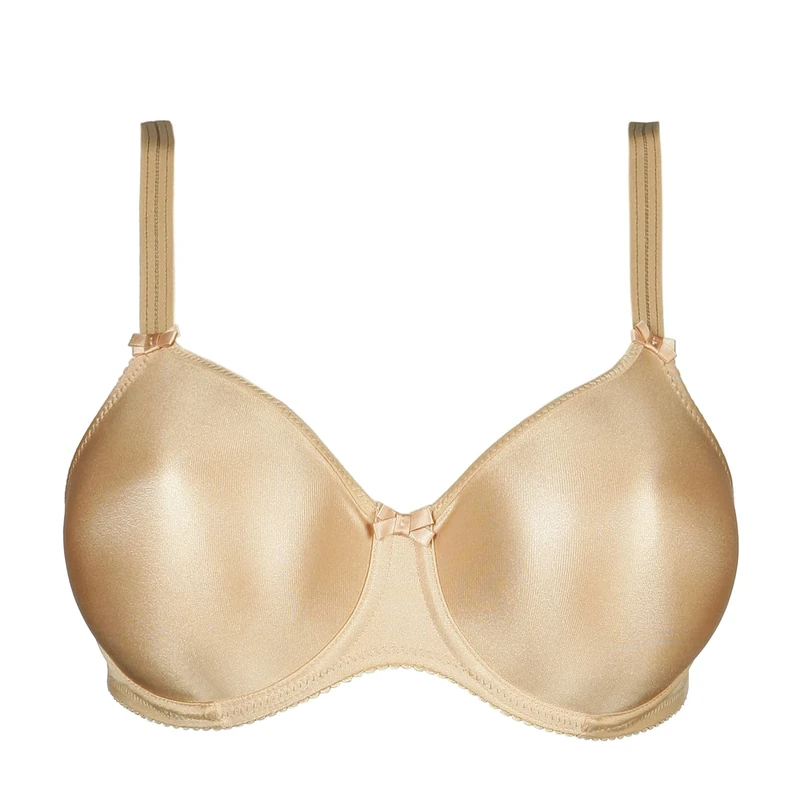 Prima Donna Satin Moulded Underwired Bra, Cognac, 32D