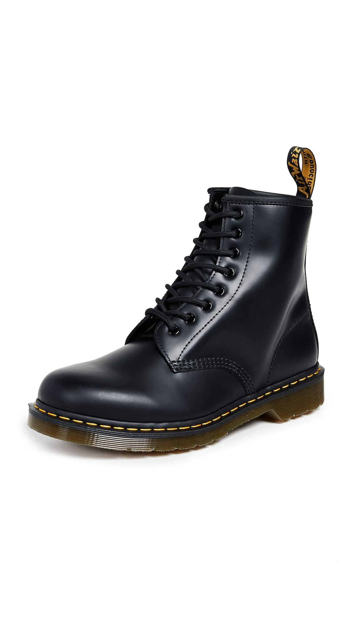 DR MARTENS Mens 8 Eye Boot Sneaker, Black Black Felix Rub Off 001, 7 UK