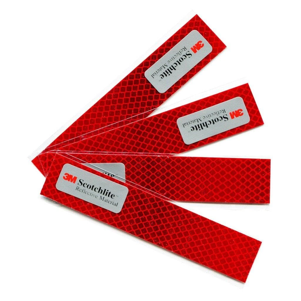 Salzmann Diamond Grade Stickers - Waterproof, All-Weather Reflective Stickers - Made with 3M Scotchlite