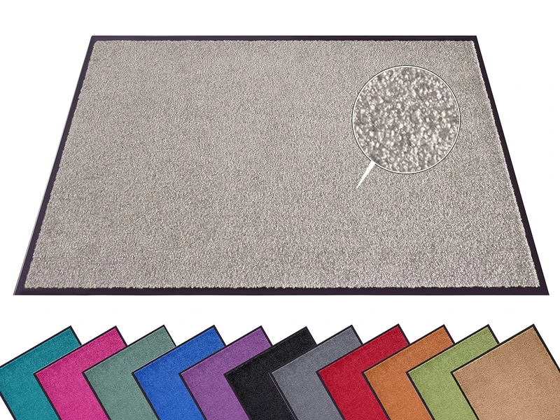 Hanse Home Doormat (S-XXL) 60 x 180 cm - 12 Colours - Outdoor Dirt Trapper Mat Door Mat Washable & Weatherproof Non-Slip for Entrance Area & Outdoor Use - Taupe