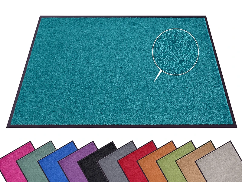 Hanse Home Doormat (S-XXL) 120 x 180 cm - 12 Colours - Outdoor Dirt Trapper Mat Door Mat Washable & Weatherproof Non-Slip for Entrance Area & Outdoor Use - Petrol
