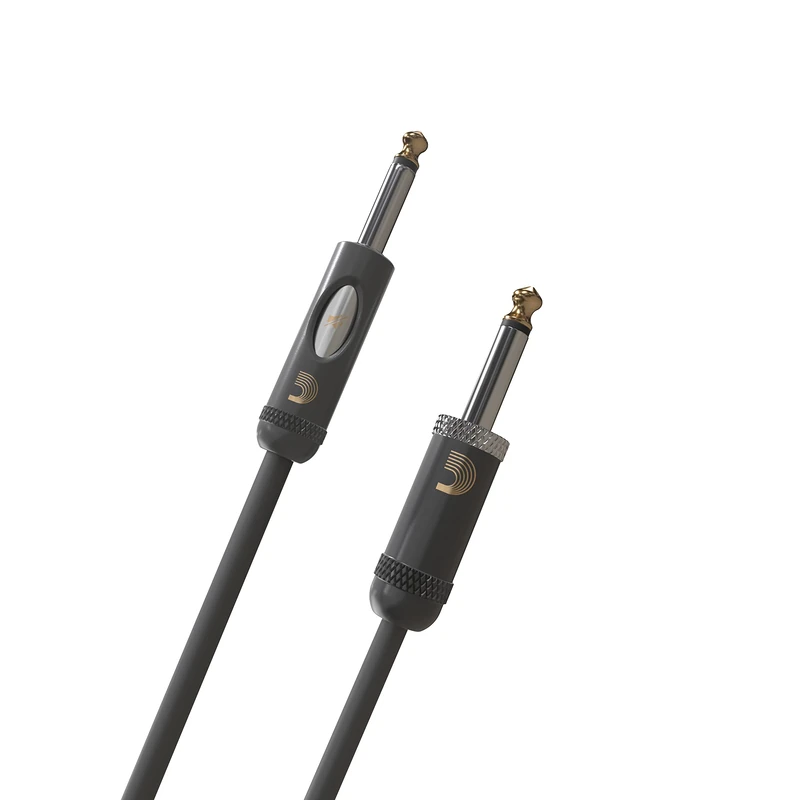 D'Addario Guitar Cable - With Kill Switch - Geo-Tip Technology - 10 Feet/3.05 Meters - Straight - 1 Pack