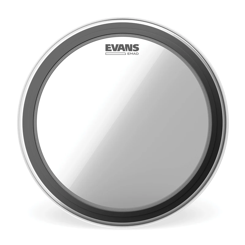 Evans TT16EMAD 16-Inch EMAD Clear Tom Hoop Drum Head - Image 1