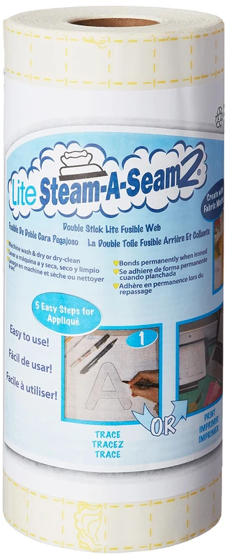 Warm Company Lite Steam-A-Seam 2 Double Stick Fusible Web, 12 in x 40 yd