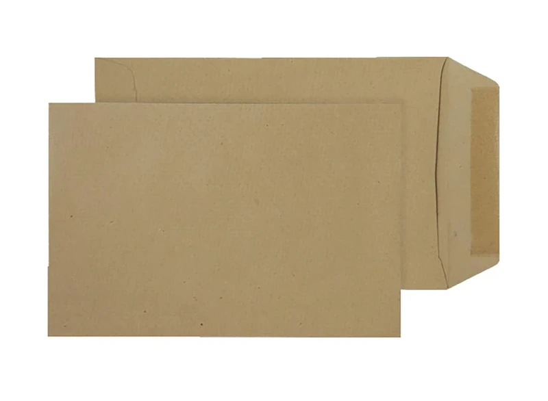 Blake Purely Everyday 254 x 178 mm 90 gsm Pocket Gummed Envelopes (8067) Manilla - Pack of 500