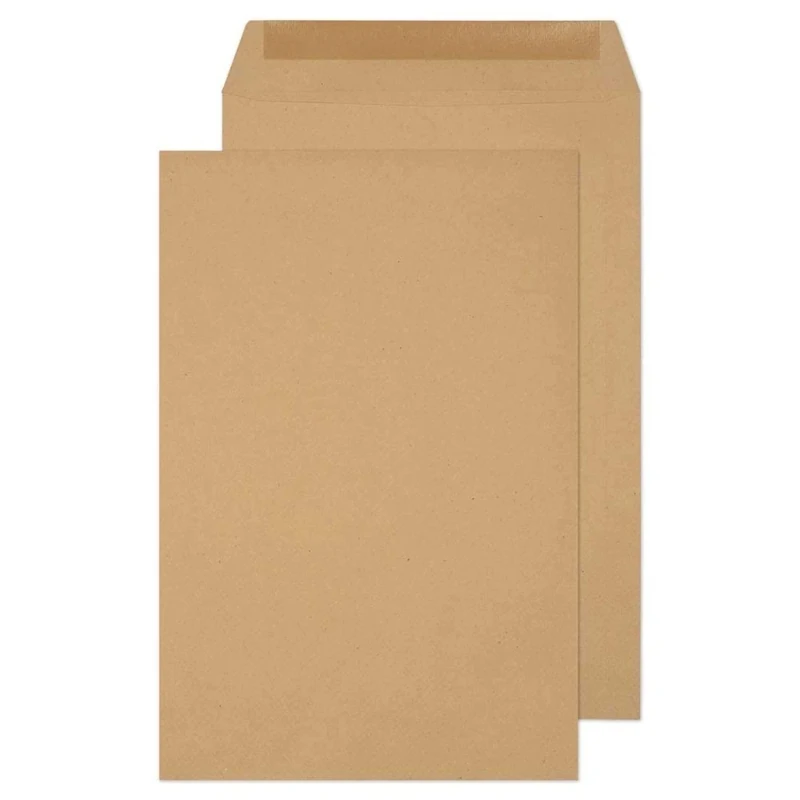 Blake Purely Everyday 381 x 254 mm 115 gsm Pocket Gummed Envelopes (13865) Manilla - Pack of 250