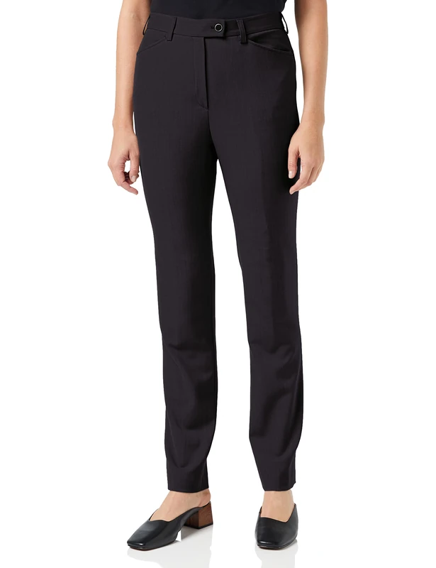 Raphaela by Brax Women's 10-8550, SILVIA SLIM10-8550, SILVIA SLIM Slim Trousers, Black (Black 1), 40W x 32L