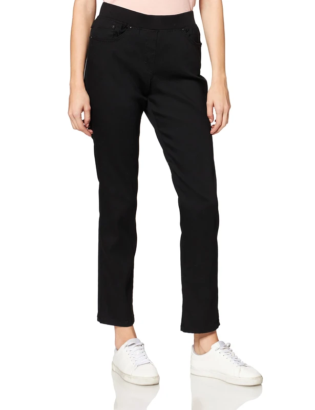 Raphaela by Brax Women's 10-6218, PAMINA SLIM Slim Jeans, Black (Black 2), 18N (44N EU)