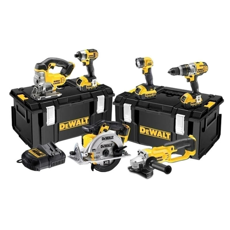 DeWalt DCK694P3 18V Brushless 6 Piece Kit, Black/Yellow