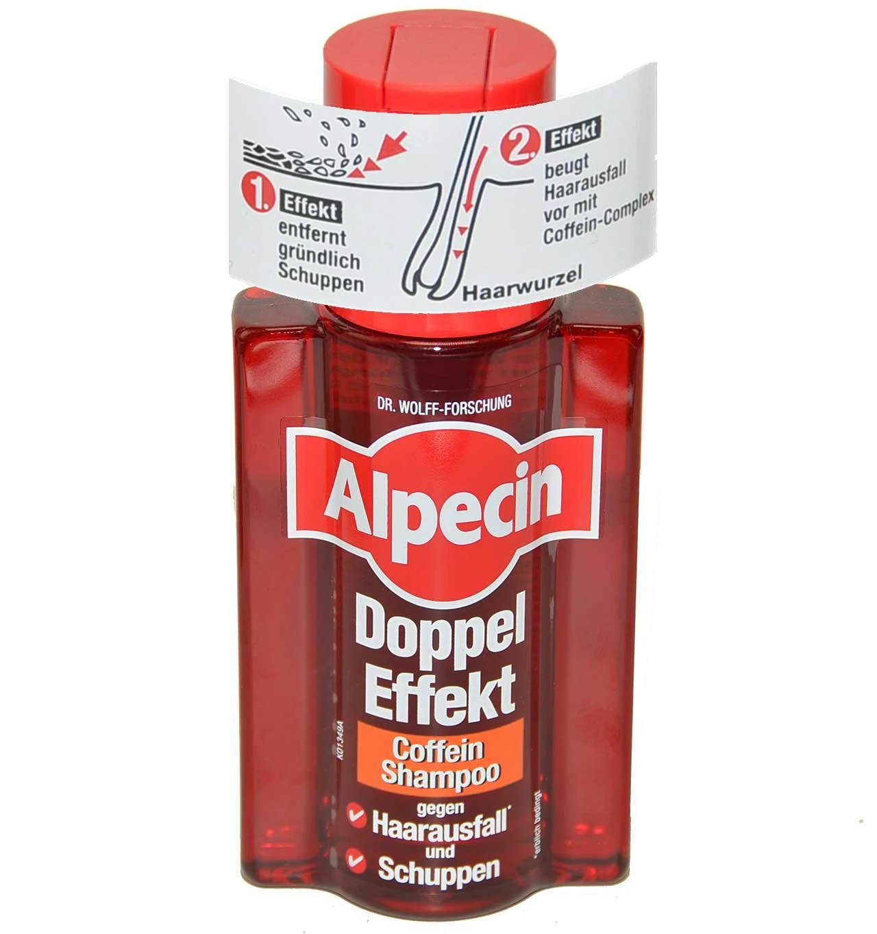 3 x Alpecin Double Effect Coffee Shampoo Against Hair Loss and Dandruff 200 ml