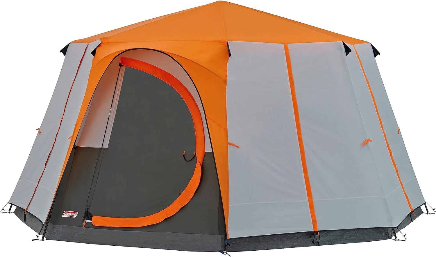 Coleman Unisex 8 Man Tent, Orange, 6 to 8 person