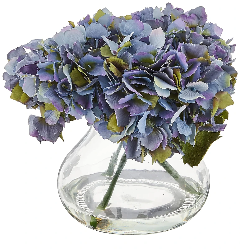 Nearly Natural Artificial Plant, Silk, Blue