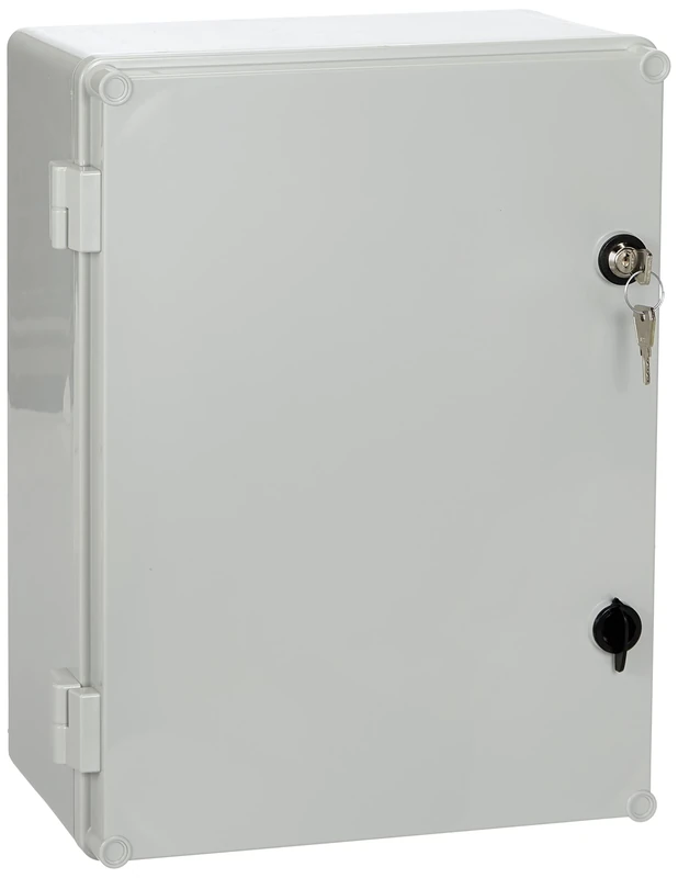 Elektro-PLAST UNI-1 Switch Cabinet with Lock 400 x 300 x 160 mm Industrial Housing Empty Housing Switch Box 43.1 IP65 5719, Grey