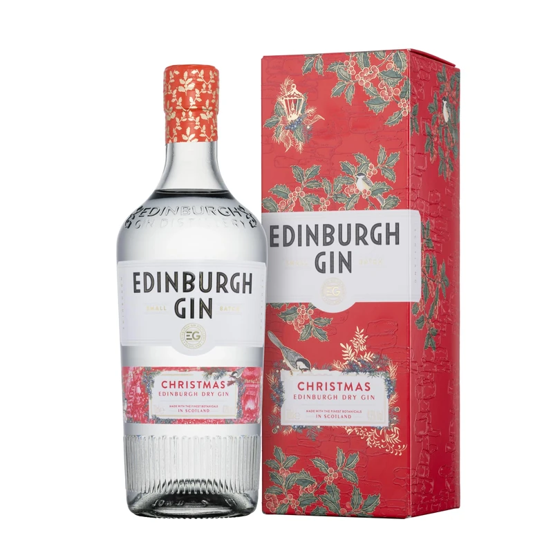 Edinburgh Gin Christmas Gin 70cl | 43% ABV | One of a Kind London Dry | Crafted with Cinnamon, Nutmeg and Clove | Perfect for Christmas Gifts for Gin Lovers