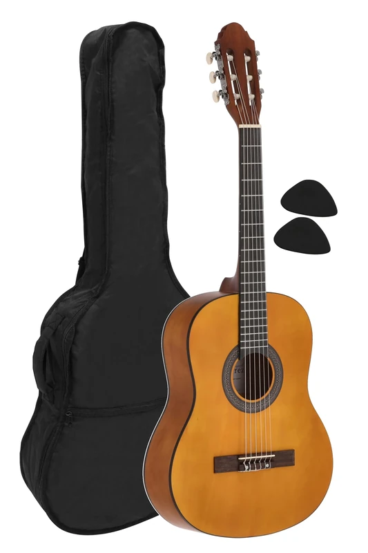 Juan Miguel Navarrez concert guitar - classical guitar - 3/4 honey - natural - incl. bag