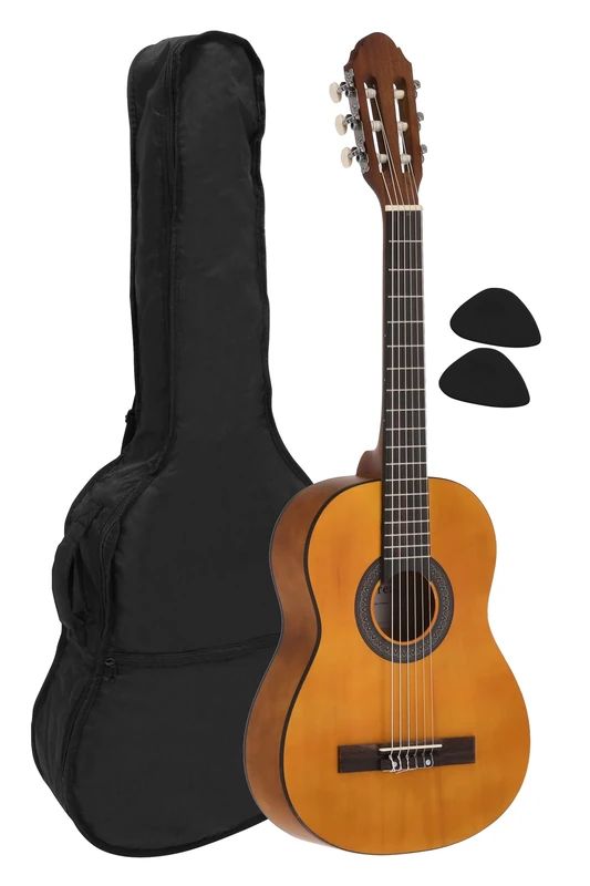 Juan Miguel Navarrez concert guitar - classical guitar - 1/2 honey - natural - incl. bag