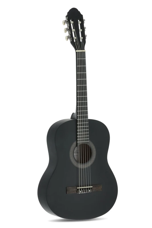 Juan Miguel Navarrez concert guitar, classical guitar, 3/4 black, incl. bag