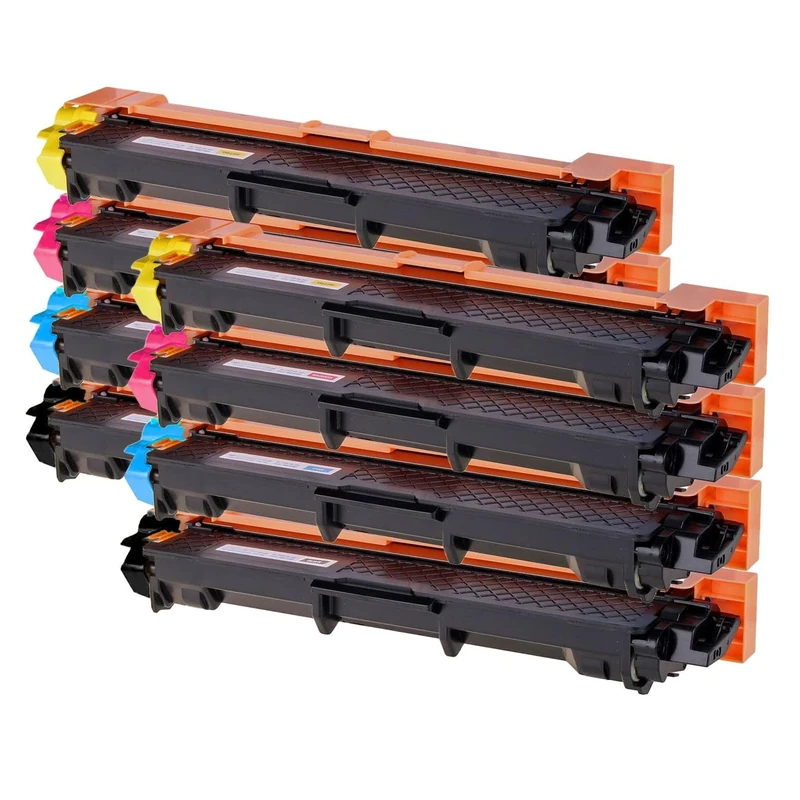 Go Inks Compatible TN241 & TN245-2x Set of 4 Laser Toner Cartridges replacement for Brother DCP-9015CDW DCP-9020CDW HL-3140CW HL-3150CDW HL-3170CDW MFC-9140CDN MFC-9330CDW MFC-9340CDW - 8 Toners