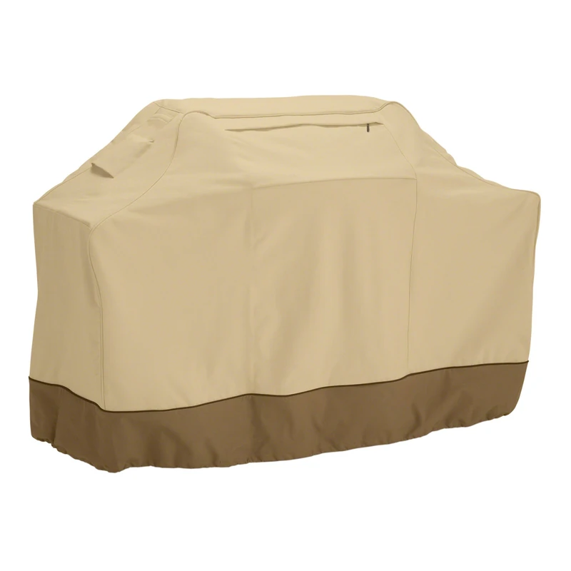 Classic Accessories 55-339-351501-00 Veranda Grill Cover Durable BBQ Cover with Heavy-Duty Weather Resistant Fabric, Pebble, 3X-Large
