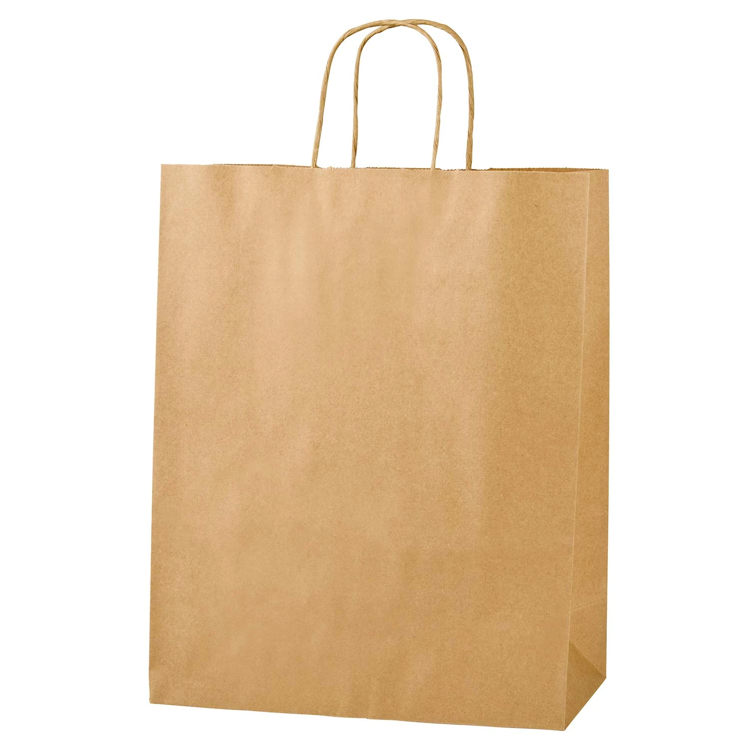 Thepaperbagstore 25 Brown Medium Paper Bags with Twisted Handles - 25x11x31cm - Kraft Paper for Gifts, DIY, Party, Shopping, Retail, Grocery, Wedding, Birthday and Takeaway