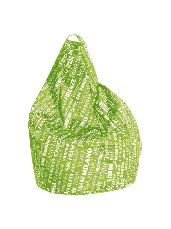 13 Home Chair Pouf My City Green