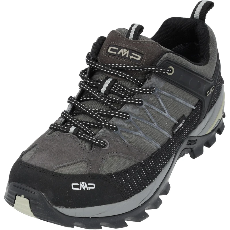 CMP Men's Rigel Low Trekking Shoes WP, Grey, 11 UK