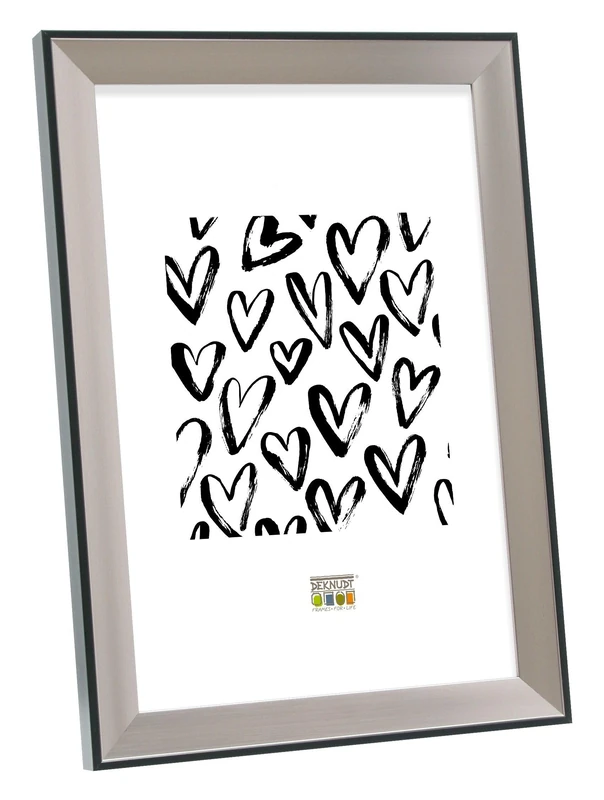 Deknudt Frames Photo Frame Colour: Silver, Photo Size: 7.02" x 9.36"