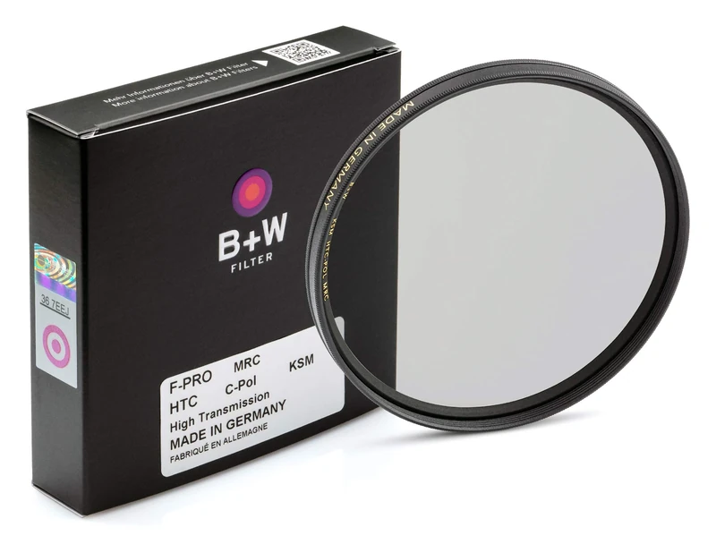 B+W Käsemann Circular Polarising Filter (46 mm, High Transmission, MRC, F-Pro, 16x Hardened, Professional)
