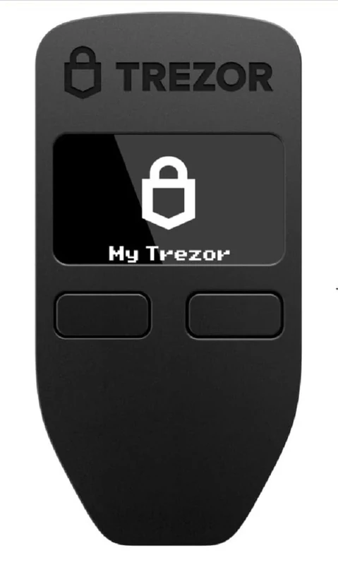 Trezor Model One - The Original Cryptocurrency Hardware Wallet, Bitcoin Security, Store & Manage Over 7000 Coins & Tokens, Easy-to-Use Interface, Quick & Simple Setup (Black)