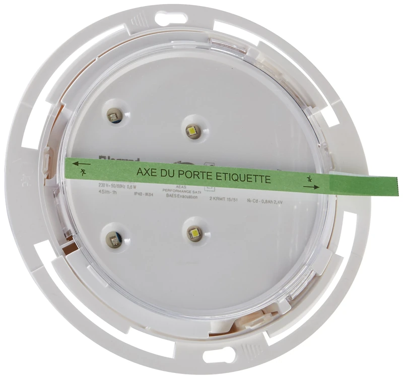 Legrand LEG62524 Baes Evacuation-kickspot eco1 Recessed LED-Lighting - 1h-ik04 ip40 Plastic - Image 1