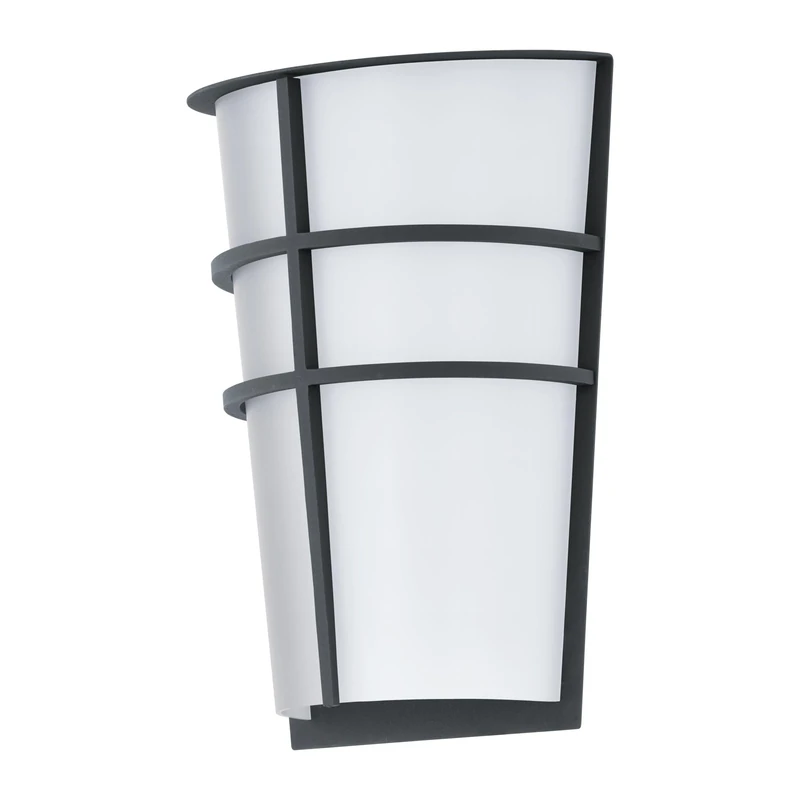 Eglo 94138 LED Anthracite Outdoor Wall Light BREGANZO, One Size