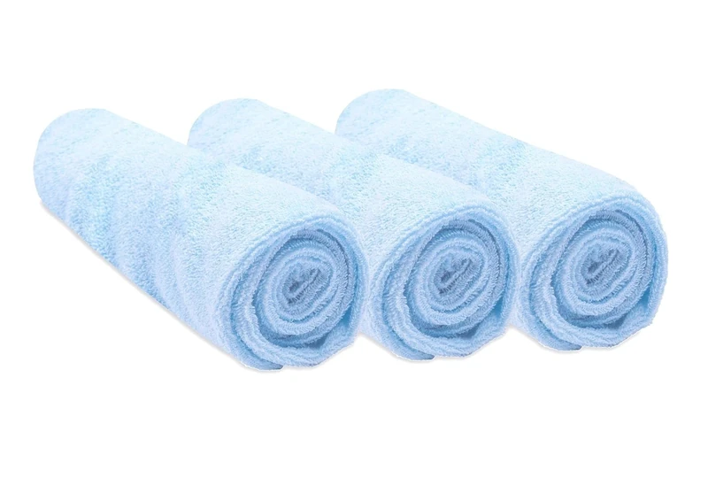 Set of 3 Covers for Changing Mat Cotton 50 x 70 cm – 7 Colours Available (Sky)