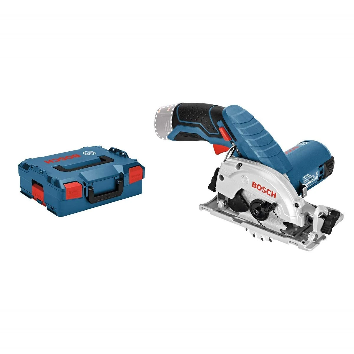 Bosch Professional 12V System GKS 12V-26 Cordless Circular Saw (saw blade diameter: 85 mm, without battery/charger, L-BOXX 136)