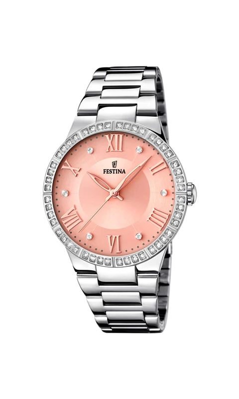 Festina Women's Watch Mademoiselle Analogue Quartz Stainless Steel Bracelet F16719/3