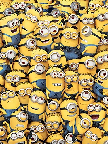 Despicable Me Many Minions 60x80cm Canvas Print, Multi-Colour, 60 x 80 cm