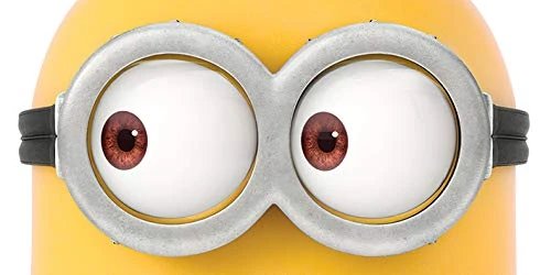 Pyramid International Despicable Me Eyes Canvas Print, Wood, Multi-Colour, 50 x 100 x 1.3 cm