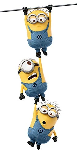 Pyramid International Despicable Me Hanging Canvas Print, Wood, Multi-Colour, 50 x 100 x 1.3 cm