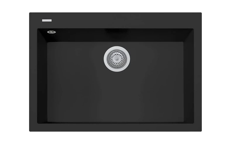 LaToscana ON7610-70UG One Series Single Basin Undermount Sink, Matt Black