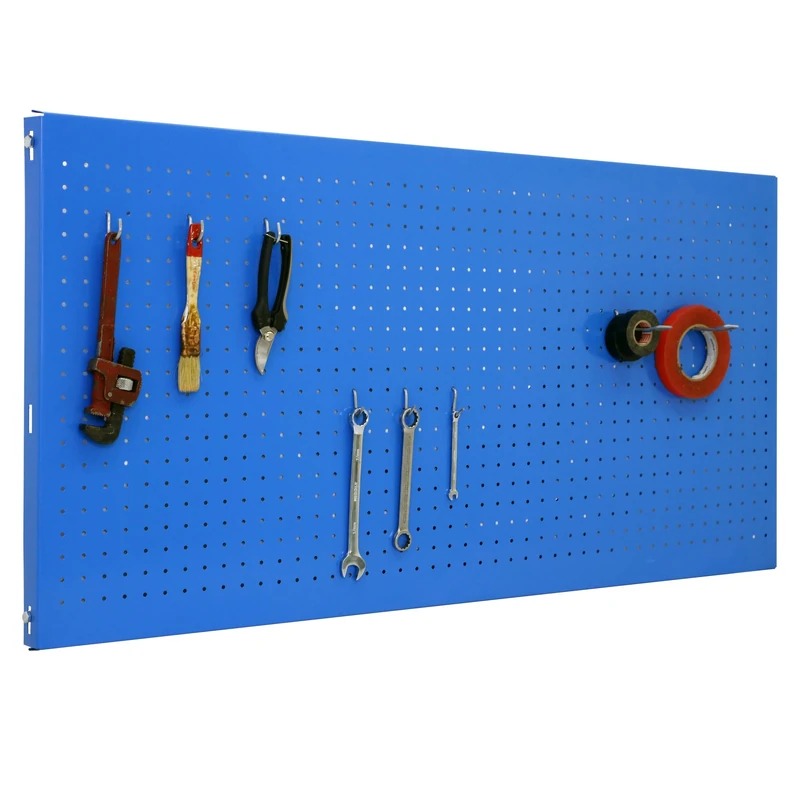 Simonrack 8435104918449 1200 x 600 x 35 mm Perforated Shelf Screwed into Wall - Blue