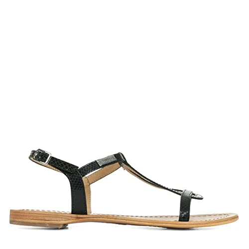 Les Tropéziennes par M. Belarbi Women's Hamat Sling Back Sandals, Black (Black/Serpent 619), 3.5 UK (37 EU)