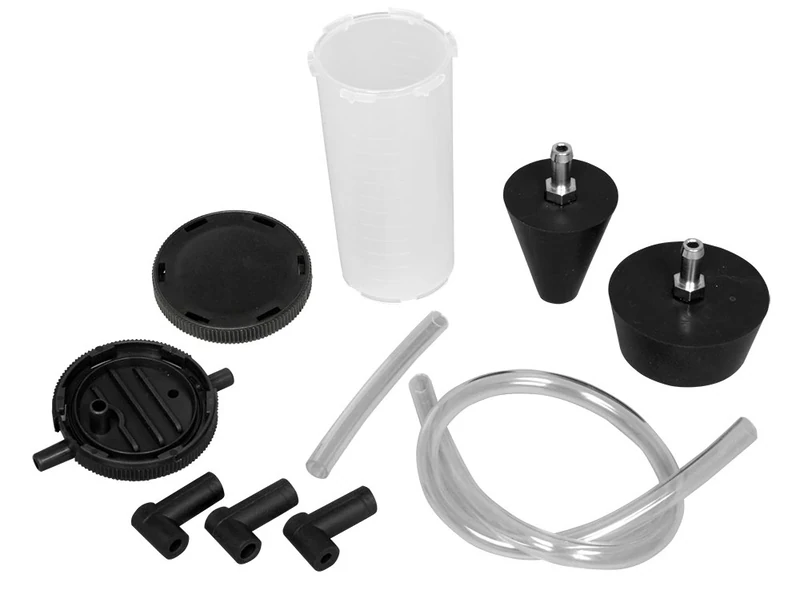 Lisle 72070 Power Steering EVAC Kit, WHITE,BLACK
