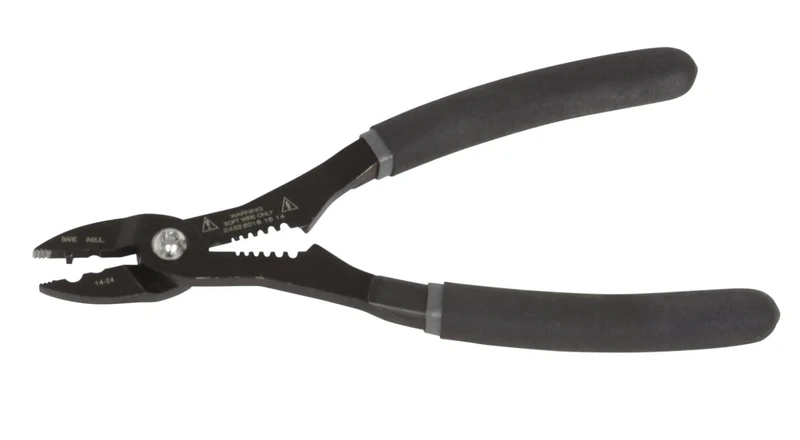 Lisle 68250 14-24 Gauge Compact Multi-Function Wire Stripper, One Size, Factory