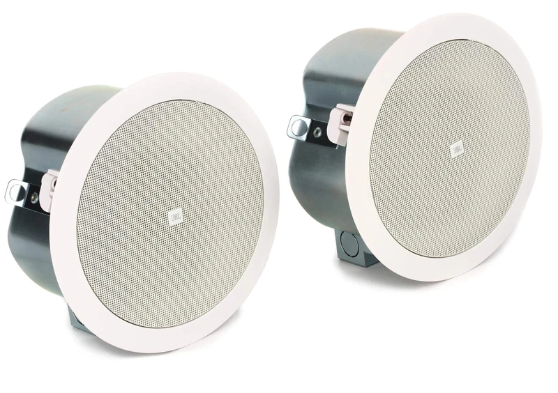 JBL Professional C24CT MicroPlus C24CT 4.5-Inch Ceiling Loudspeakers, White, Sold as Pair