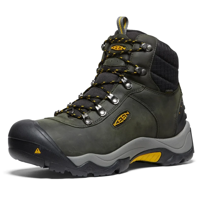 KEEN Men's Revel Iii High Rise Hiking Boots, Grey Magnet Tawny Olive 0, 7 UK Narrow