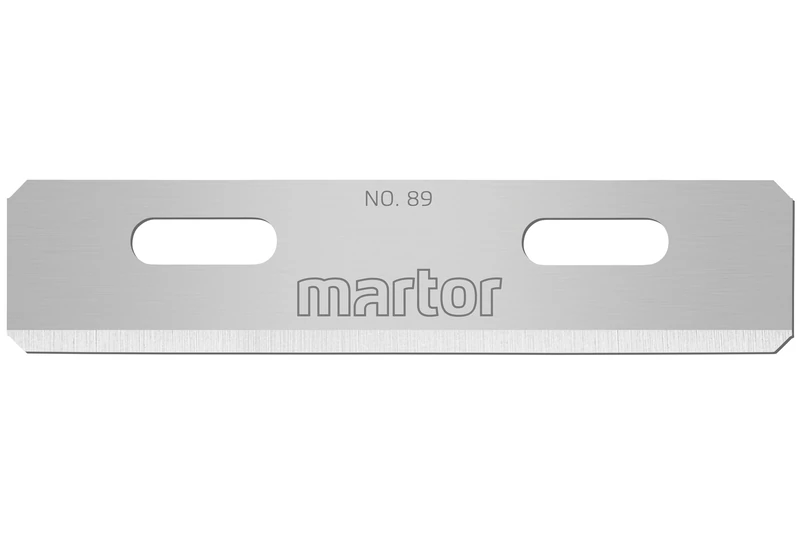 MARTOR 100 x Injector Blade no. 89 - Rounded Tips for Safety - 2-Sided Ground-Edge - Replacement Blade