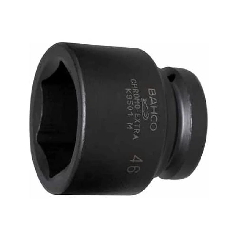 Bahco K9501M-33 6 Edge Hexagon Socket, Black, 33 mm