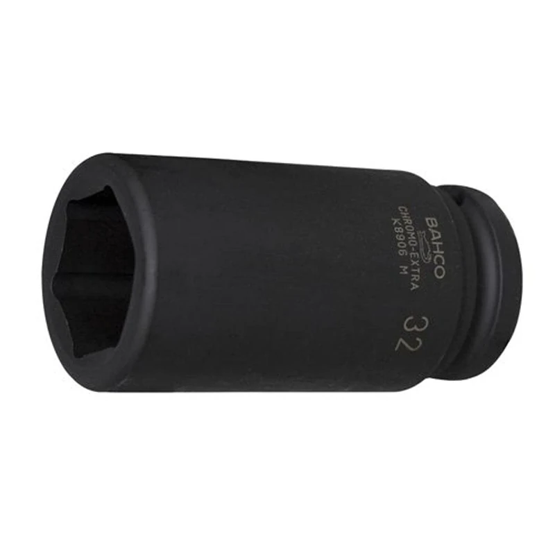 Bahco K9506Z-1.1/2 6 Edge Hexagon Socket, Black, 1 1/2-Inch