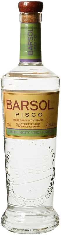 Barsol Mosto Verde Torontel Pisco Brandy, 70 cl